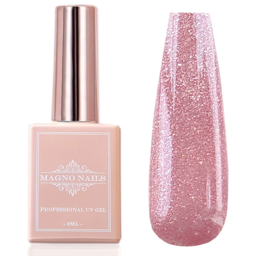 Preview: Crystal Glitter Gel - UV Gel - 4806 - Pink Nude